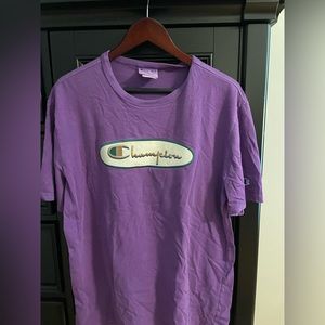 Champion patched logo t shirt